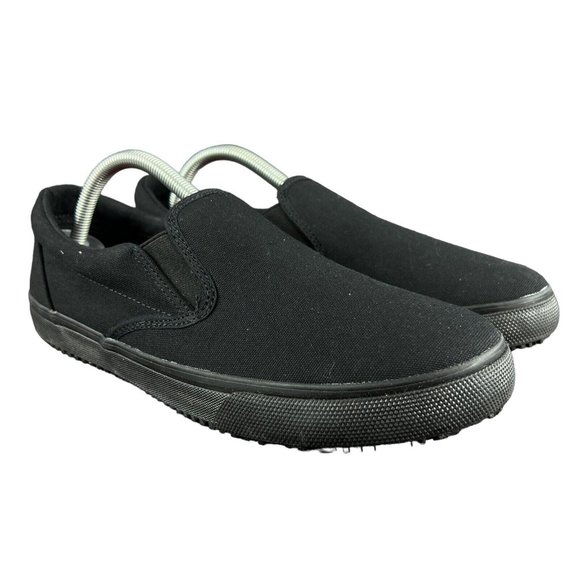 SKECHERS For Work Delvee Slip Resistant Black Slip On Shoes Women's Size 11 - Picture 4 of 10